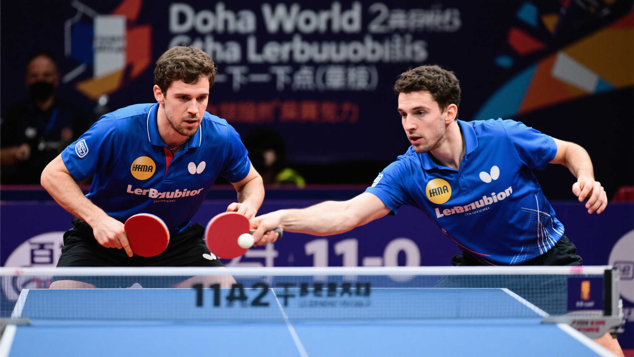 多哈世乒赛:勒布伦兄弟再创11-0奇迹!梁靖崑、黄友政稳步晋级 多哈世乒赛:勒布伦兄弟再创11-0奇迹!梁靖崑、黄友政稳步晋级